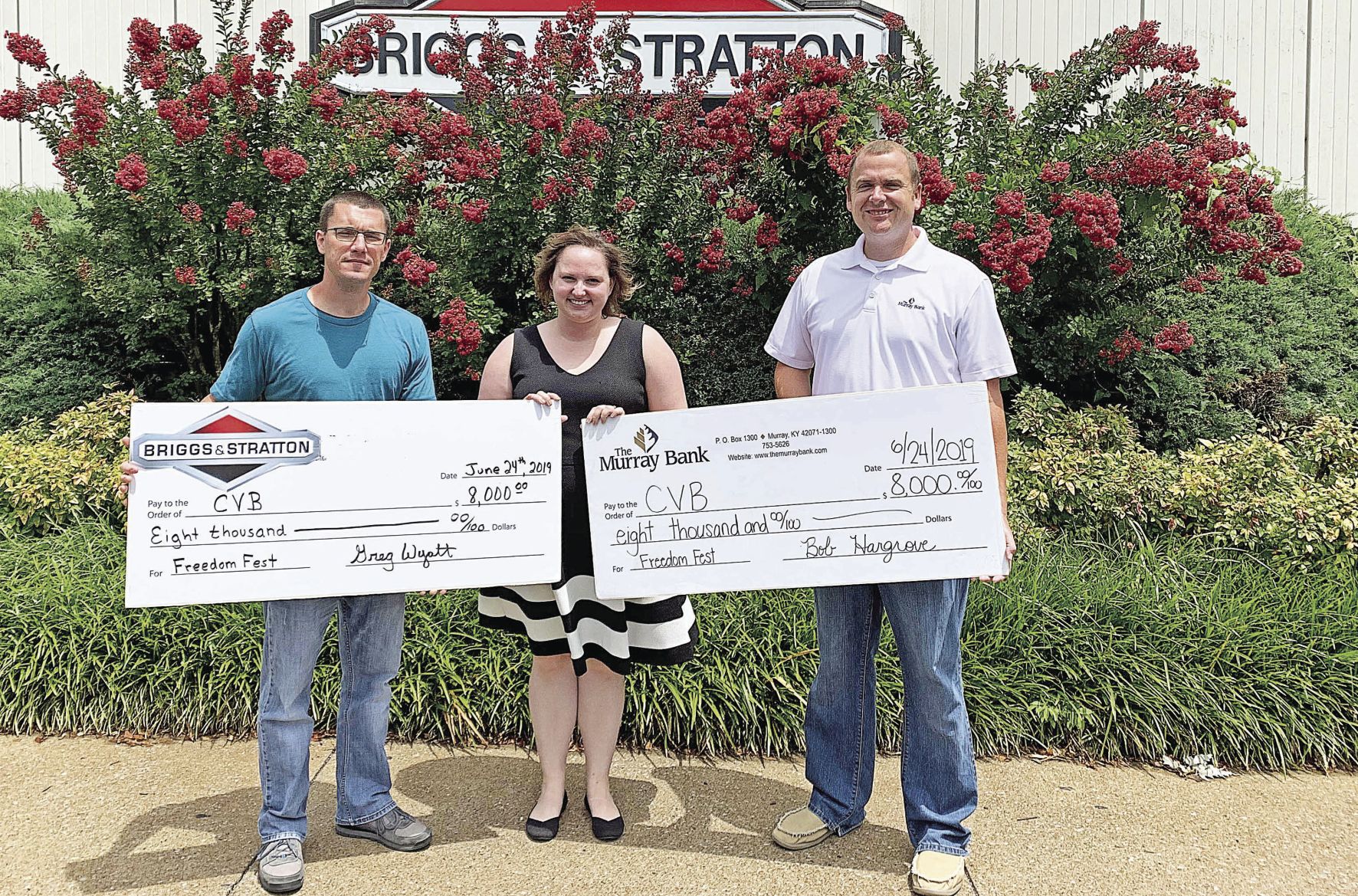 Briggs, TMB help finance fireworks